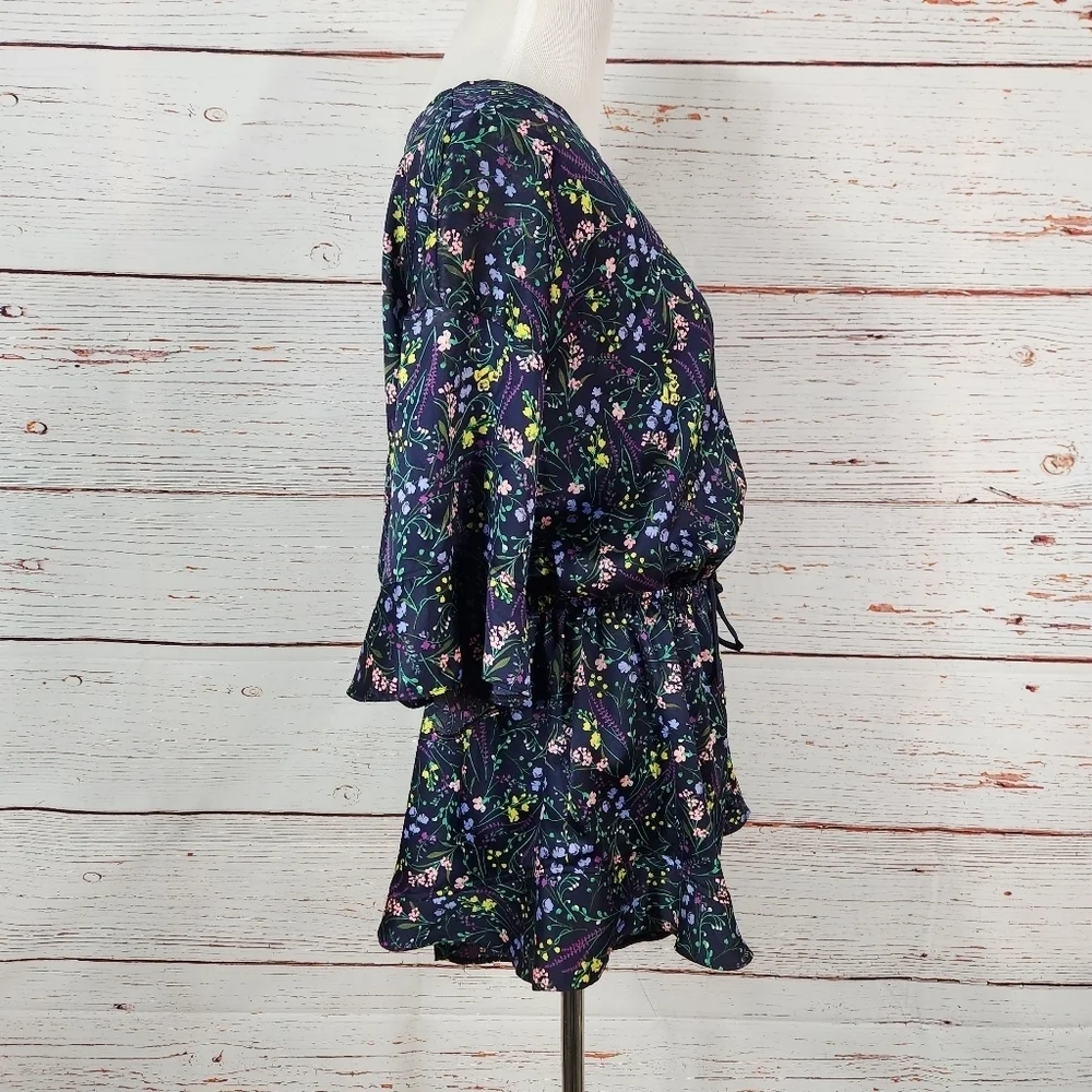 VICTORIA'S SECRET Floral V Neck Romper Pajamas Size Medium